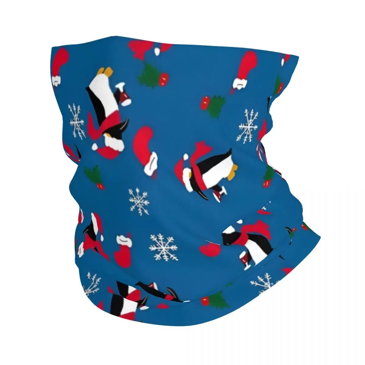 Fashion Men Women Head Face Neck Sunshade Collar Scarf Sports Penguin Wine Christmas With Hat Headwear Scarf