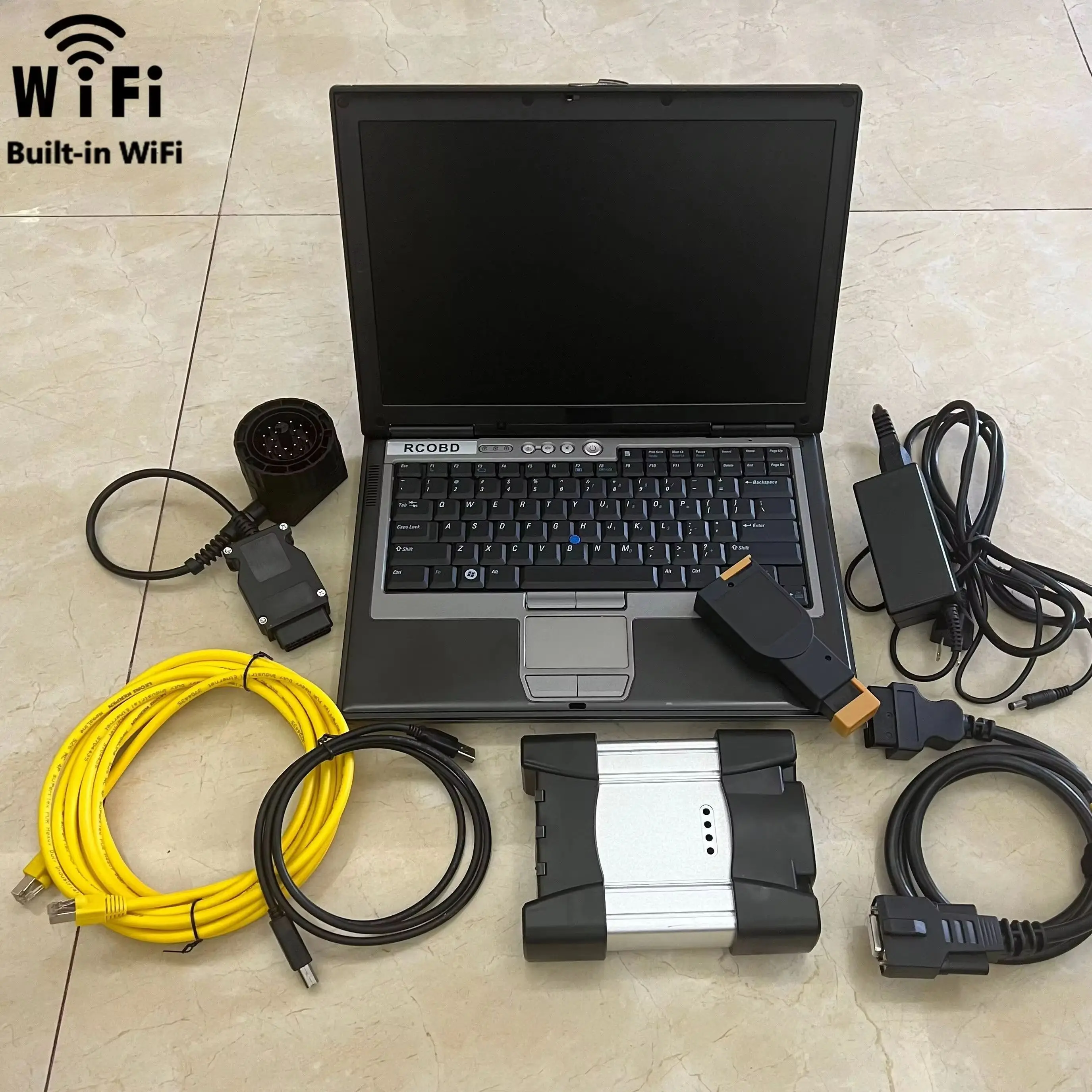 

05/2025 Программное обеспечение D: 4,52,30 Профессиональное сканирование программирования ICOM NEXT WIFI Диагностические инструменты для BMW 1 ТБ HDD с 90% новим ноутбуком D630