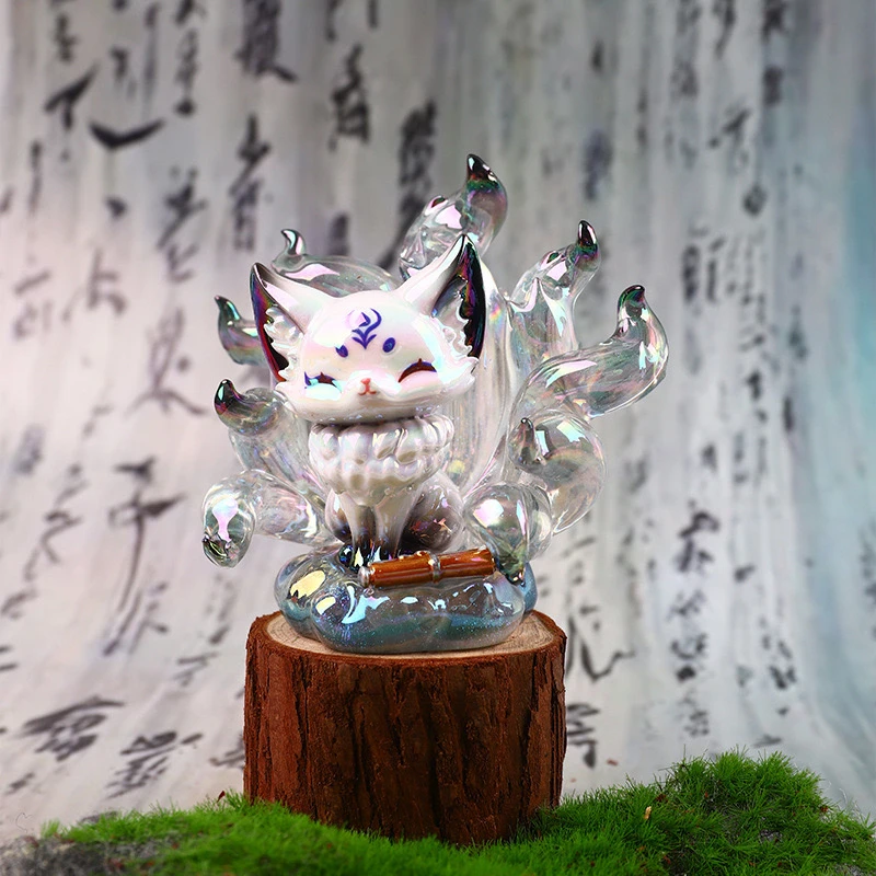 

Nine Tailed Fox Fairy Legend Blind Box Handmade Desktop Ornament Cute Girl Toy Girl Heart Birthday Gift Fox Ornament Gift