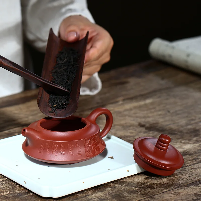 120ml Chinese Yixing Purple Clay Teapots Handmade Tea Pot Beauty Tea Infuser Kettle Household Zisha Tea Set Teaware Gifts - view 6