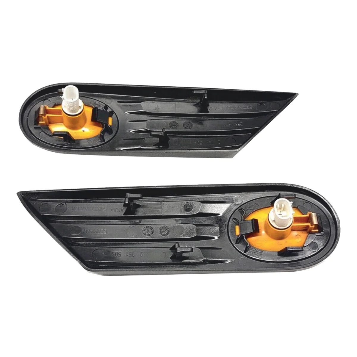 1Pair Fender Indicator Light 63132751503/63132751504 for MINI R55 R56 R57 R58 R59 07-13 Side Marker Signal Trim Panel