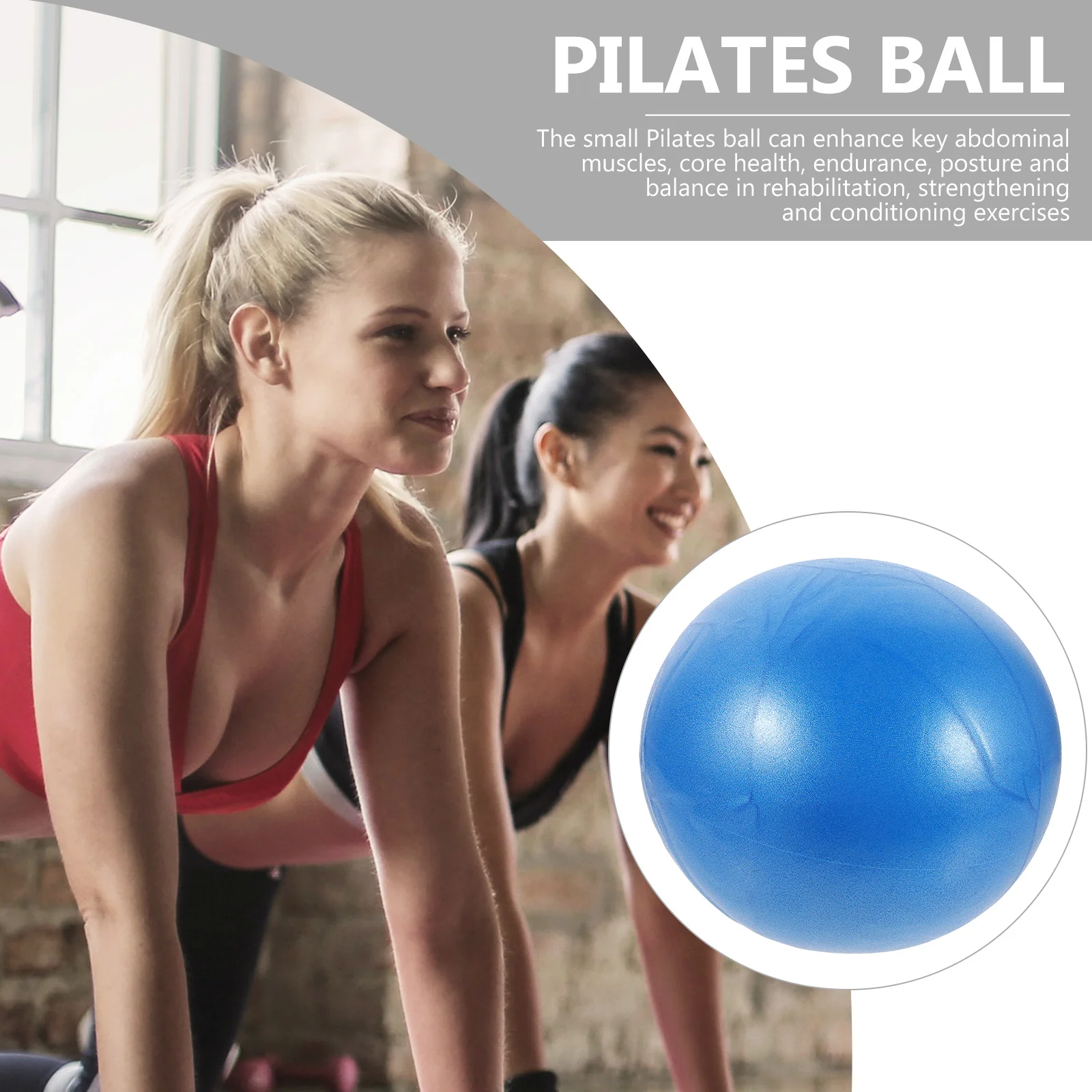 

Reusable Exercise Ball for Gym Or Home Use Designed to Strengthen Abdominal Muscles Balance Coordination Fitness Essential