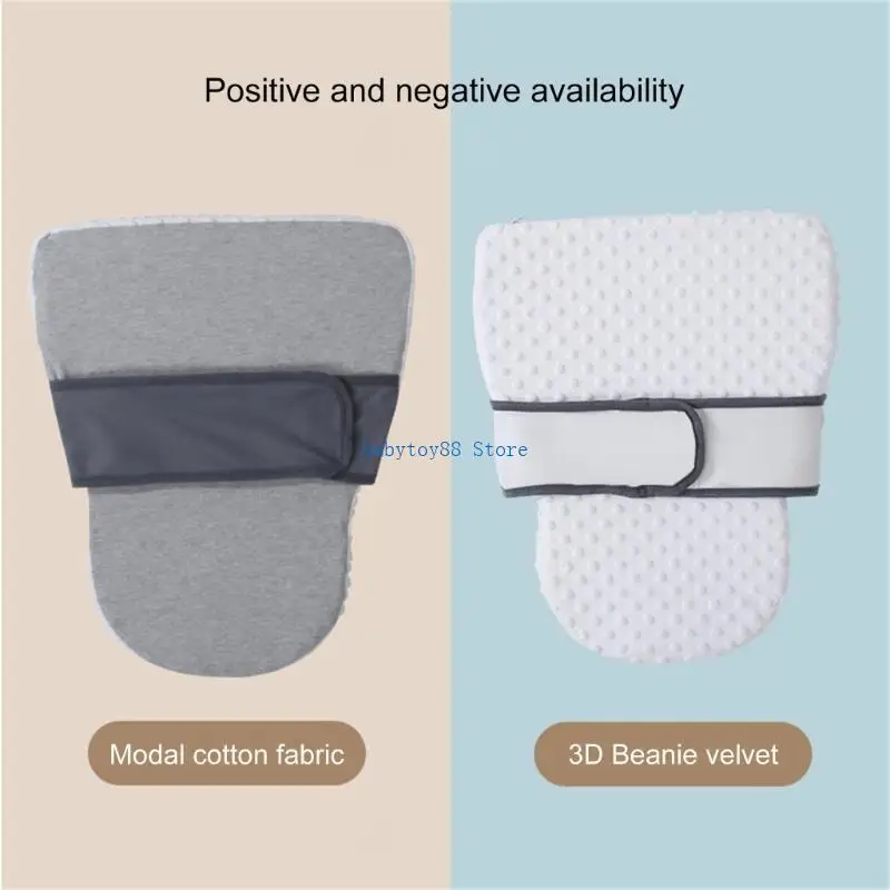 Y4UD وسادة دعم الطفل المريحة وسادة رضاعة الطفل للجنسين لسرير الأطفال أو عربات الأطفال #5