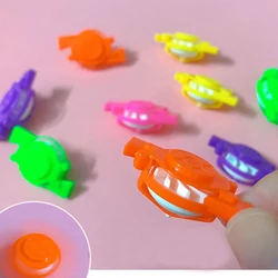 1/2PCS Children's Novelty Gyro Whistle Classic Toys Blow Rotation Decompression Desktop Gyro Toys Kids Educational Toys Gift