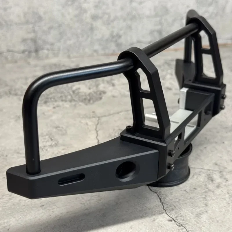 For CROSSRC EMO X7 XL4 1/8 Scale RC CrawlerMetal Bull Bar Front Bumper  6061 Aluminum Alloy Upgrade Part, Damage-Free Install