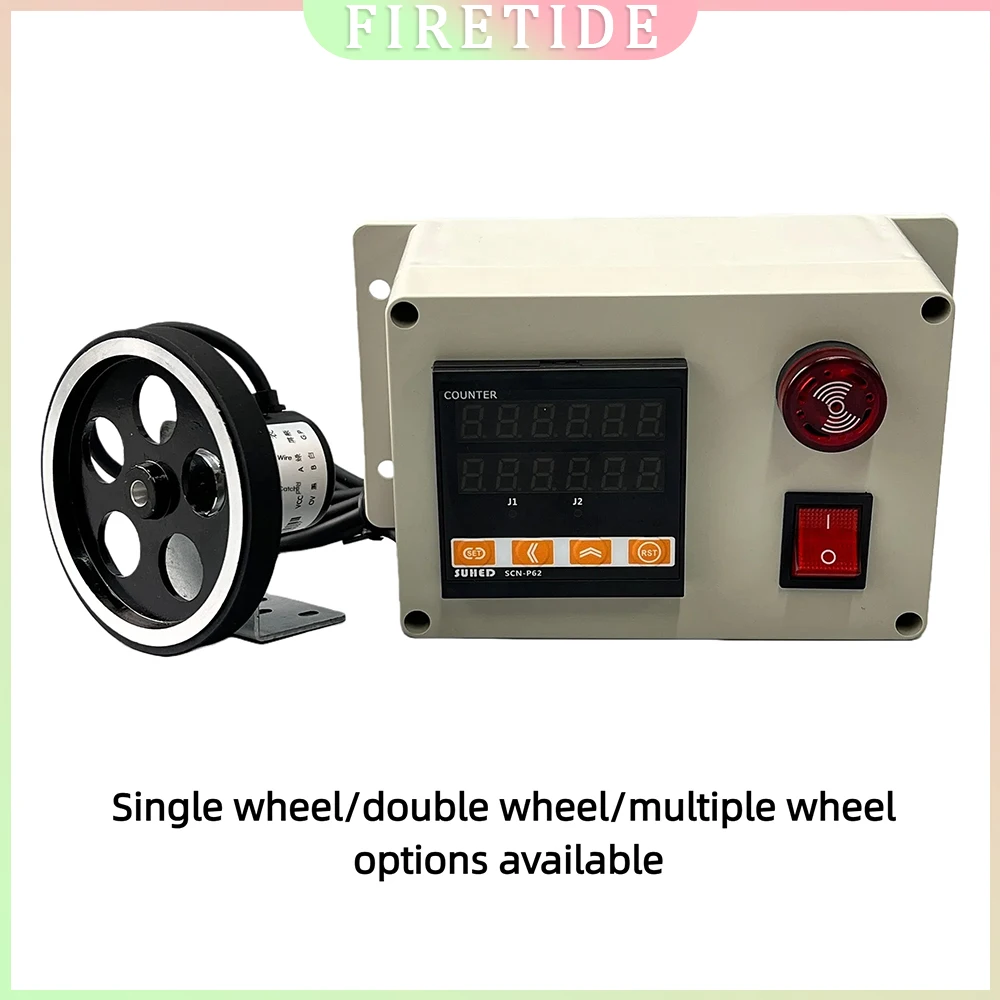 

Высокоточный роликовый счетчик импульсов с электронным цифровым дисплеем и одинарными или двойными колесами.