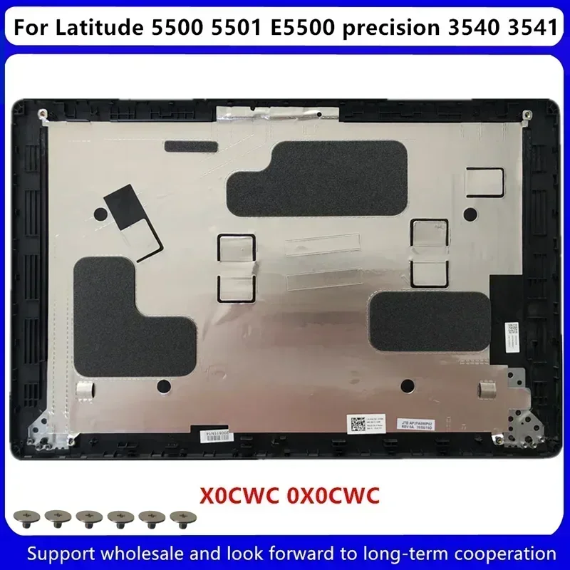 New For Dell Latitude 5500 5501 E5500 Precision 3540 3541 LCD Back Cover A shell DP/N X0CWC 0X0CWC 0V3976 V3976 Black 0YPHVV