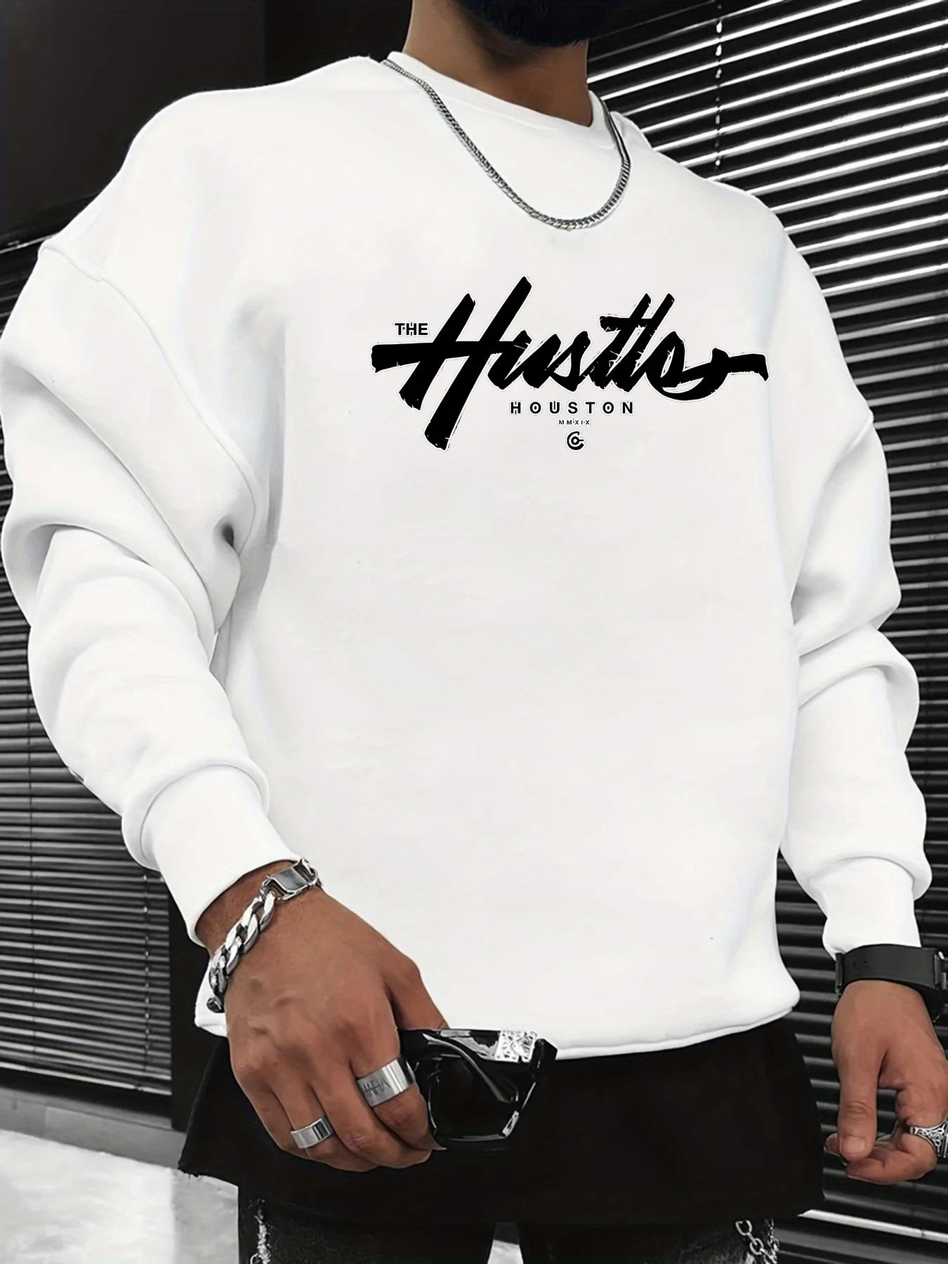 Thumbnail 3 - #27 Latest Mens Round Neck Hoodies Offers