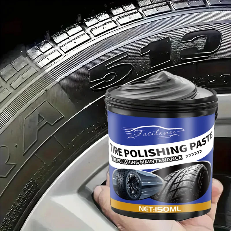 Good Car Tire Shine Wax - Long-Lasting Gloss Enhancer for Plastic Parts, Anti-Aging Protection, Fit for All Vehicles Application view 4