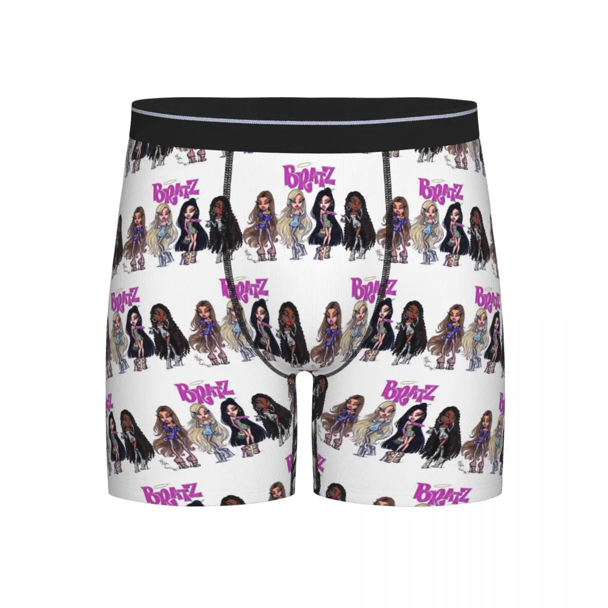 

Длинные трусы-боксеры, шорты, кукольные трусы Bratzs, мужское вентилируемое нижнее белье для мужчин, подарок бойфренду