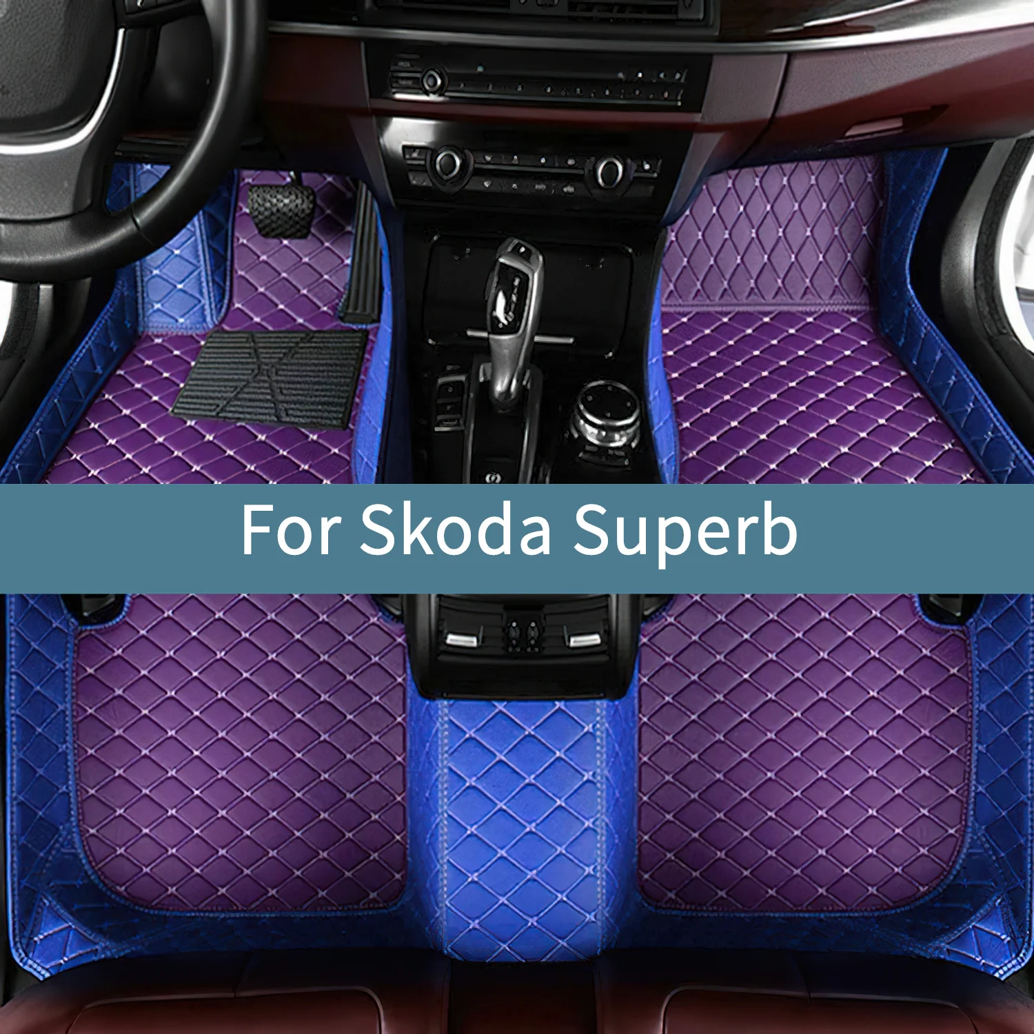 

Car Floor Mats For Skoda Superb B9 2023 2024 2025 2026 Waterproof Full Set Floor Mats for Cars Accessories