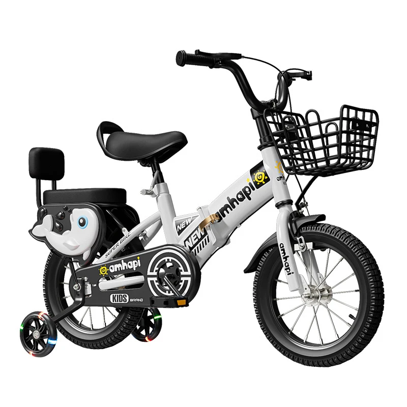 12 Inch Foldable Kids Bicycle for 2 to 8 Years Old Children Portable Safe Kids Training Bike Outdoor Play Toy Bicycle for Boys G