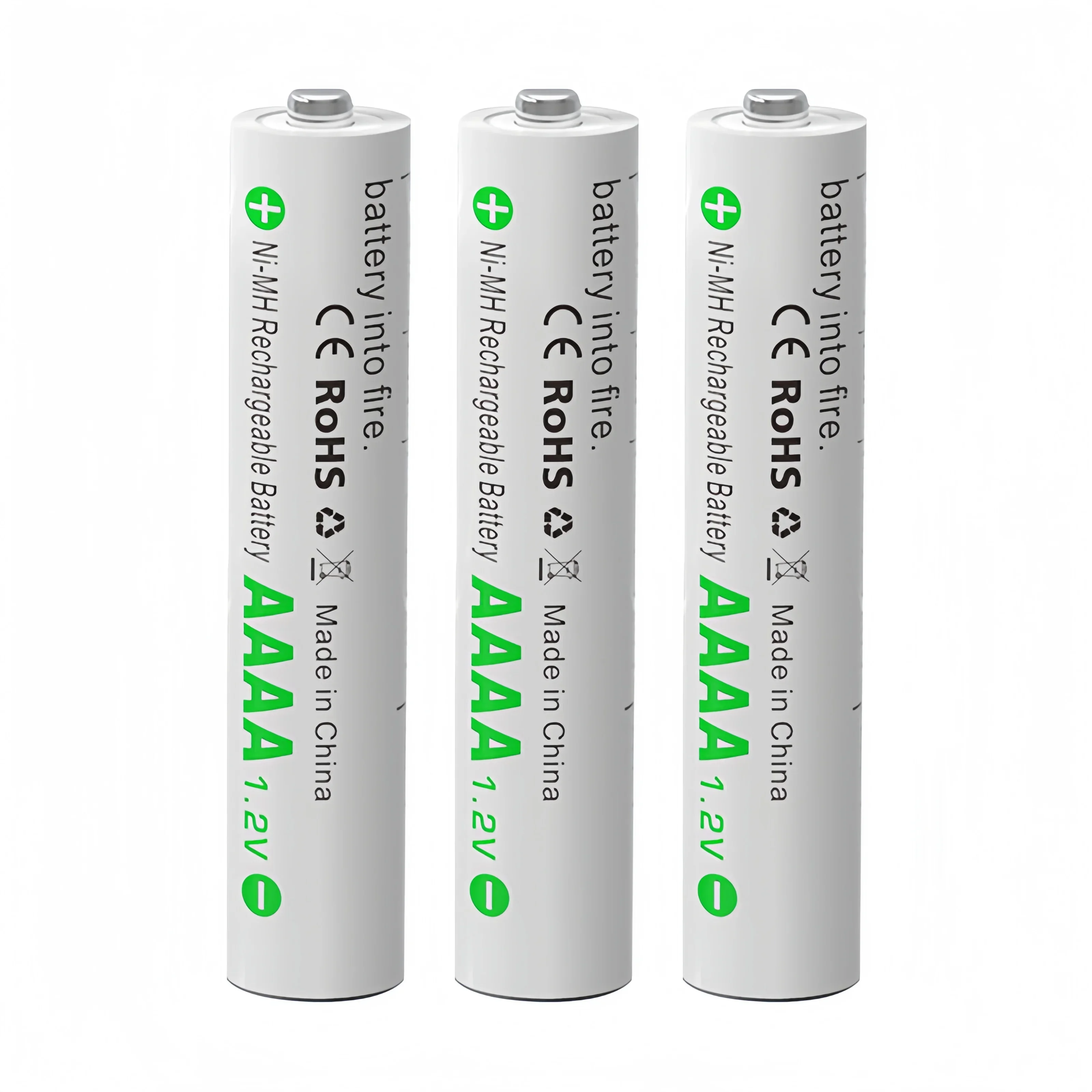 AAAA Batteries AA AAA battery Charger 1.2V 400mAh Rechargeable NI-MH Battery for Bluetooth Earphone Stylus Laser pen Alarm clock
