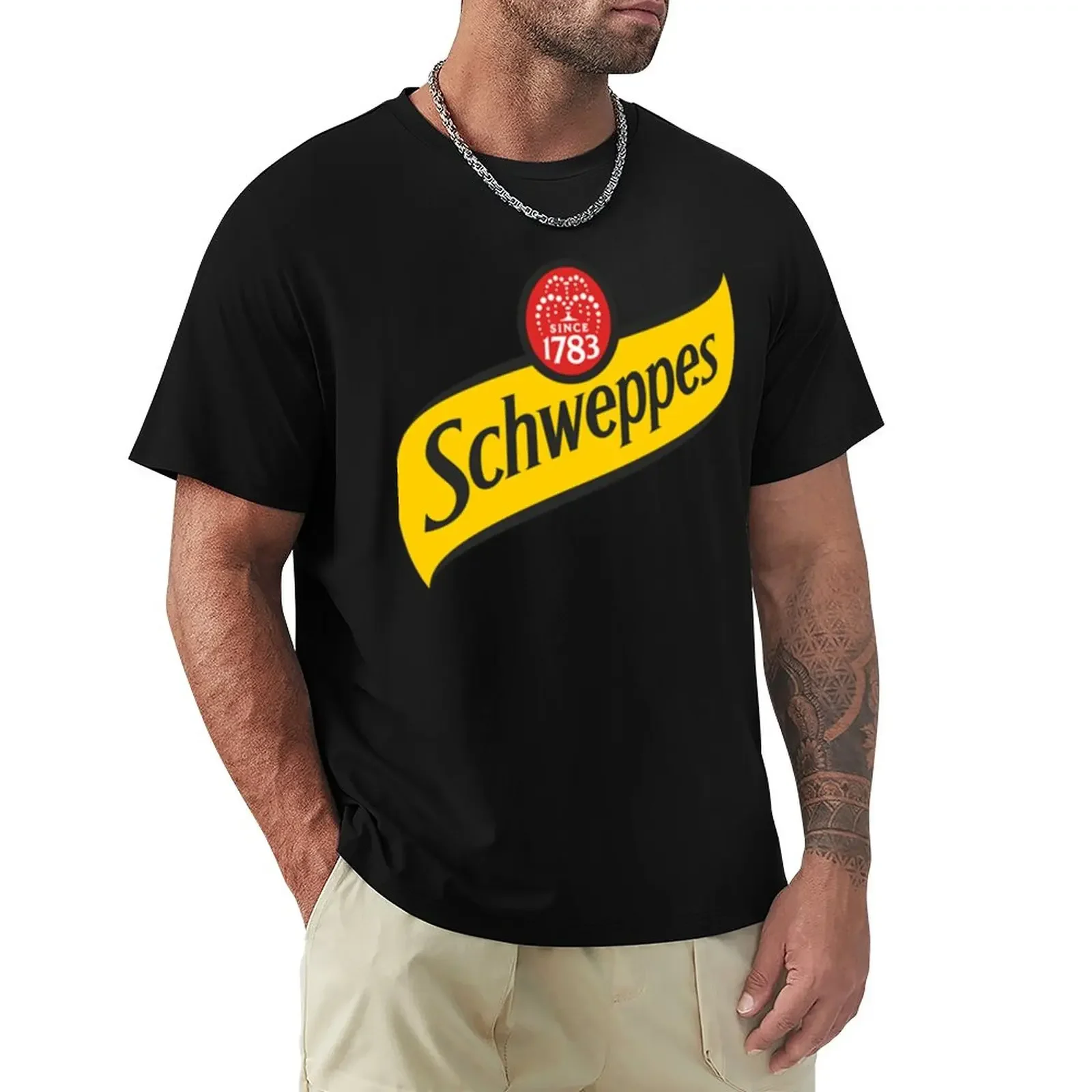 Fabulous Schweppes Logo Classic T-Shirt oversized blanks cute clothes mens t shirts pack