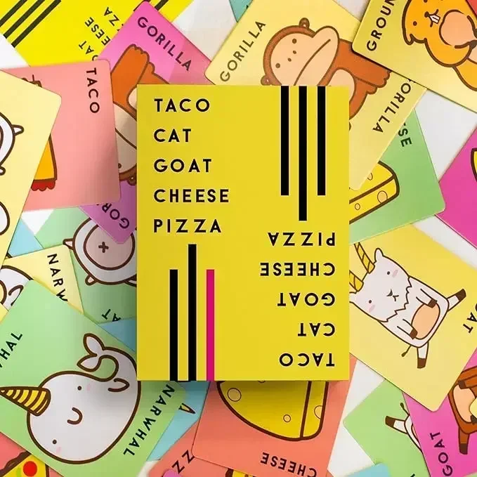 Taco Cat Goat Cheese Pizza Playing Cards Easter Edition Elf Candy Board Funny Games for Couples 2-8 People Friends Party Games