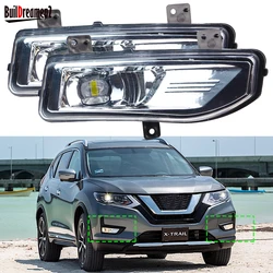 30W 4000LM Car Front Bumper LED Fog Light Assembly Harness Wire Bracket Cover For Nissan X-Trail Xtrail T32 2017 2018 2019 2020