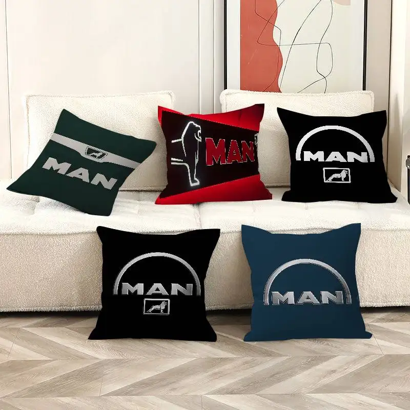 Truck Brand M-Man T-Truck Pillow Cushion Cover Pillowcase Living Room Sofa Home Decor Customized