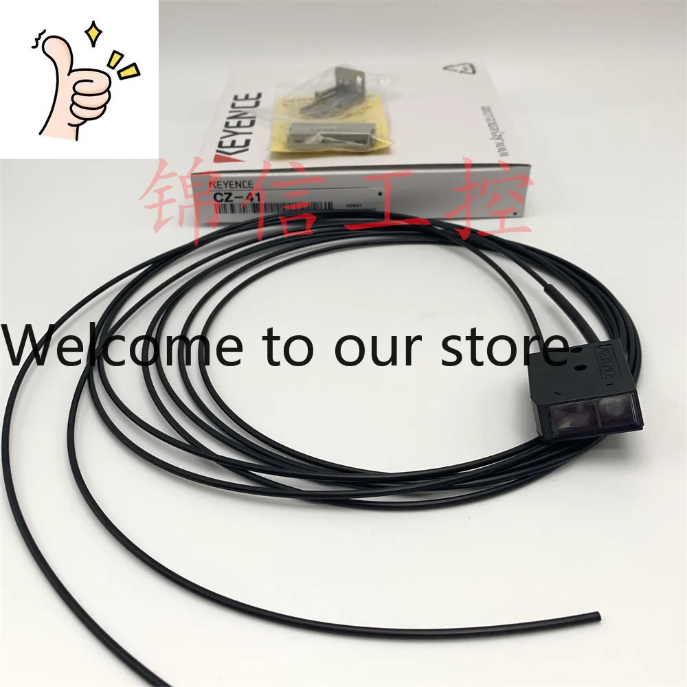 Original And Genuine KEYENCE/KEYENCE CZ-41 RGB Color Code Digital Fiber Optic Sensor, Spot Real Shot