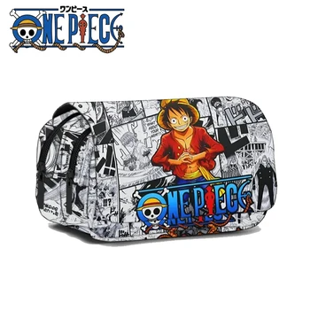 원피스 연필 가방, 초중등 학생 문구 상자, 만화 애니메이션 연필 케이스, 생일 선물 패션 