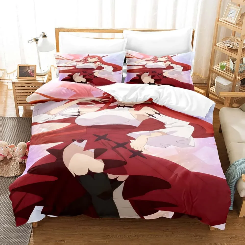 New 3D Anime Bed Sheet Set Beast Tamer Bedding Set Single Twin Full Queen King Size Bed Set Adult Kid Bedroom Duvet cover Sets