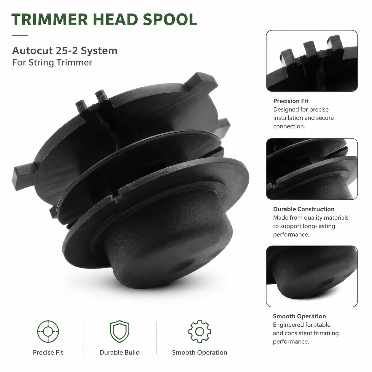 Replacement Trimmer Head Spool For Stihl KM85 KM90 KM110 KM130 Autocut 25-2 String Trimmer Line Parts OEM 4002-713-3017