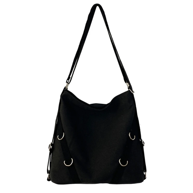 

Женская парусиновая сумка через плечо, повседневная сумка через плечо, большая вместительная сумка-мессенджер, сумка с верхней