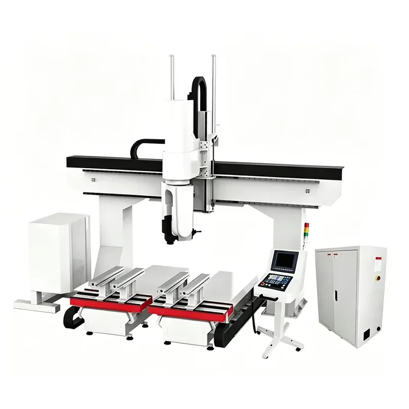 For 0910 Five Axis CNC Milling Machine Solid Wood Elbow Machining Center for Chair Back Wood Products Processing