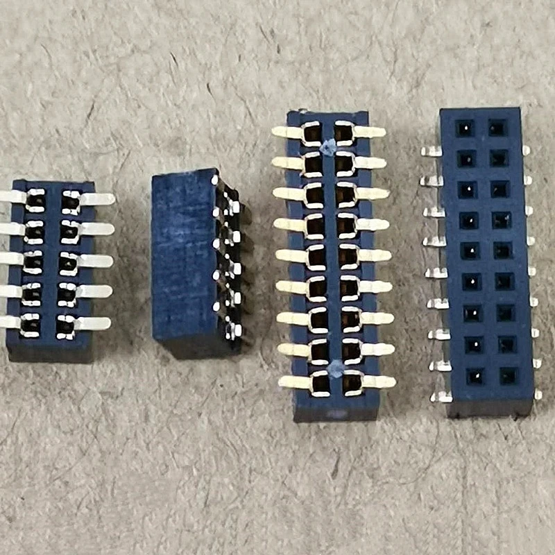 10PCS 1.0MM SMD Double Row Female Socket 2*2/3/4/5/6/7/8/9/10/12/16/20/40/ PIN Female Header Connector