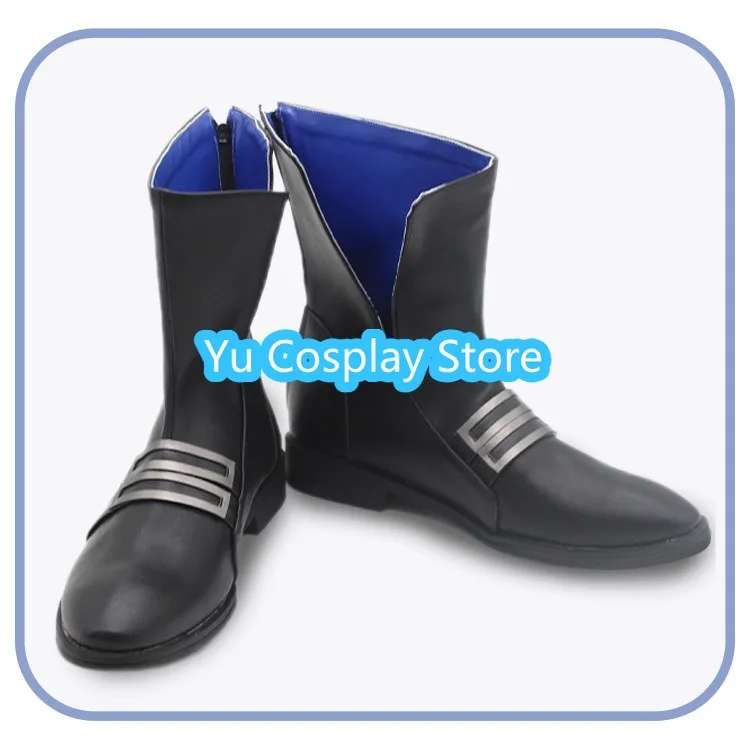 Chaussures de Cosplay en Cuir PU sur Mesure, Bottes de Carnaval d'Halloween, Accessoires de Jeu d'Archevaliers