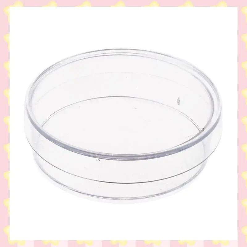 

AB51 100 Pcs. 35Mm X 10Mm Sterile Plastic Petri Dishes With Lid For LB Plate Yeast (Transparent Color)