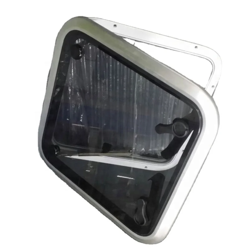 Yacht square aluminum hatch door