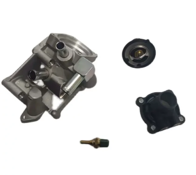 Thermostat Thermostatgehäuse Thermostatabdeckung Kühlmitteltemperatursensor für Chery A3 A5 V5 Tiggo Eastar Riich G5 G6 481 484