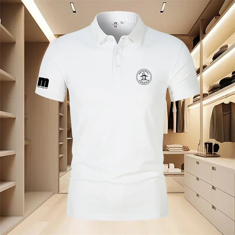 

Men's Munsingwear Brand Short Sleeved Polo Shirt, Men's Cool and Breathable Summer T-shirt, Fashionable and Casual Men's Clothin