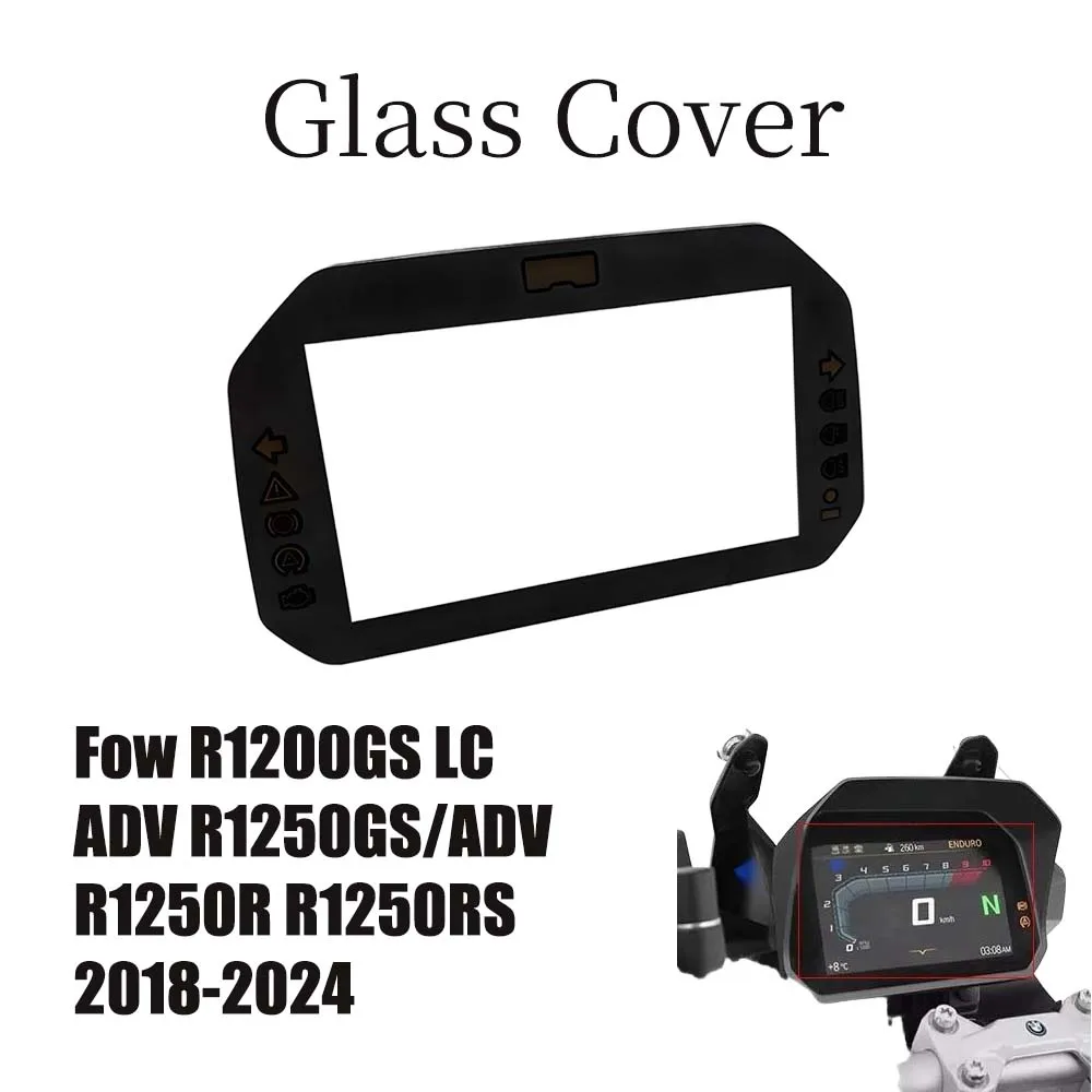 

For BMW R1200GS LC ADV R1250GS/ADV R1250R R1250RS 2018-2024 Motorcycle Accessories Glass Cover Instrument Cluster Dashboard