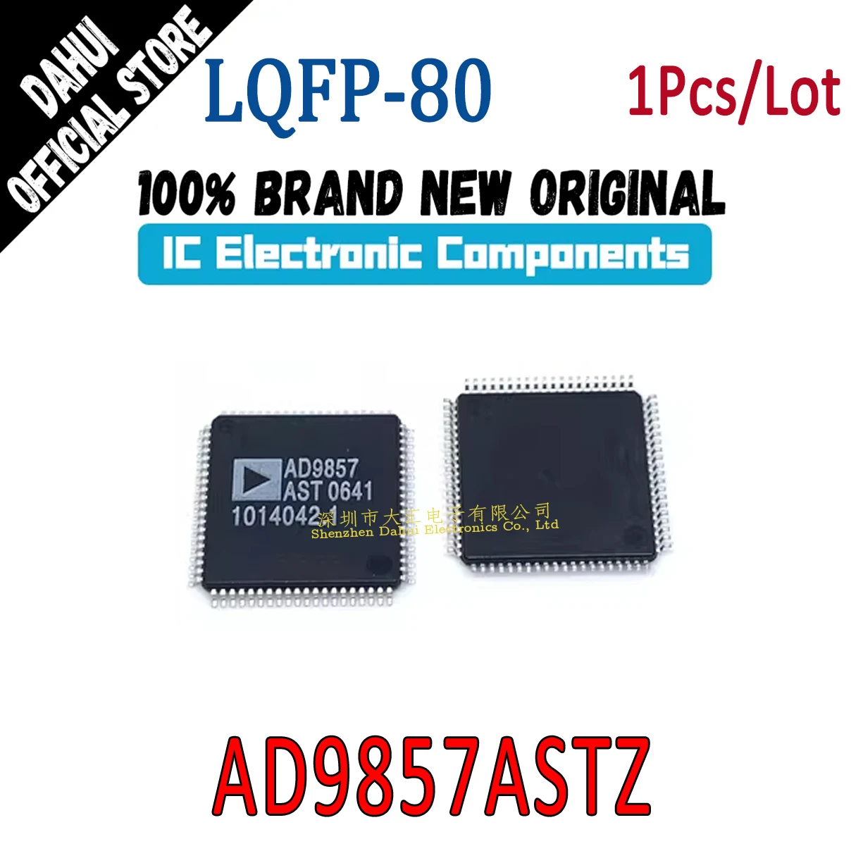 

AD9857ASTZ AD9857AST AD9857 LQFP-80 chip IC new original