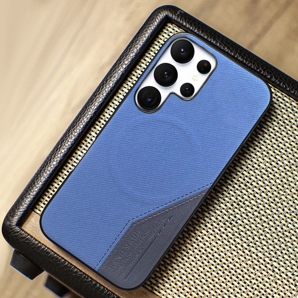 Luxury Case For Samsung S23 S24 S25 Ultra 5G Magnet Back Funda For Samsung Galaxy S25 Edge Case S24 FE S23 S 25 Plus Cover