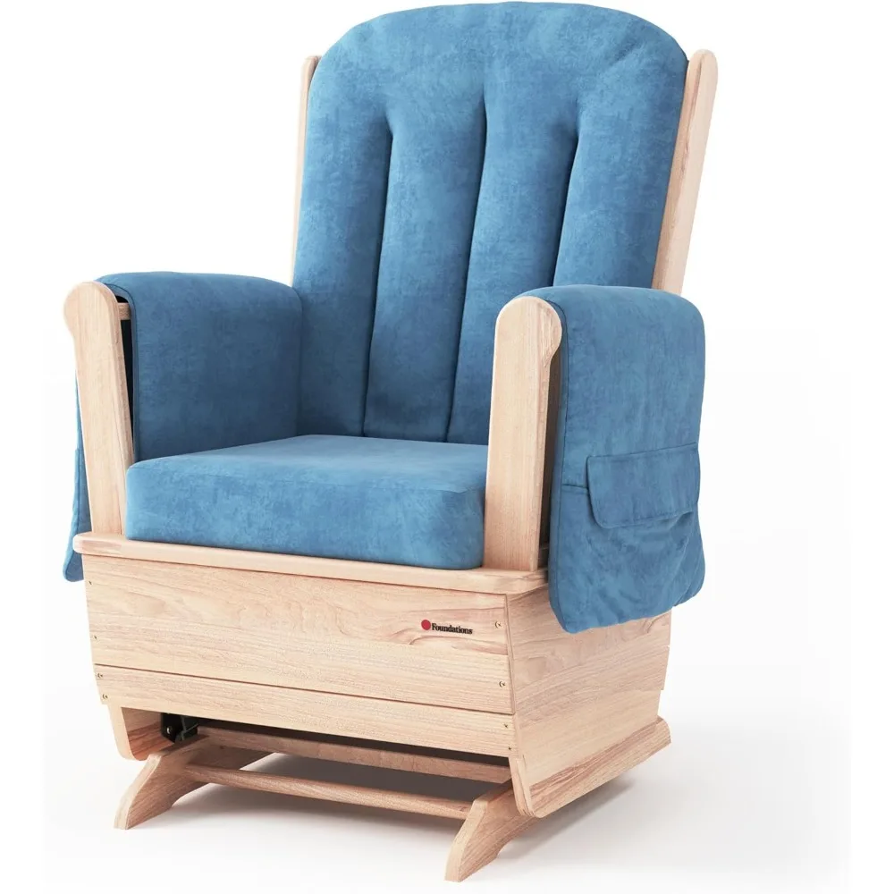 

SafeRocker Standard Glider Rocker - Baby Feeding and Rocking Chair for Nursery, Daycare Environment - Nursery Rocking Chairs wi