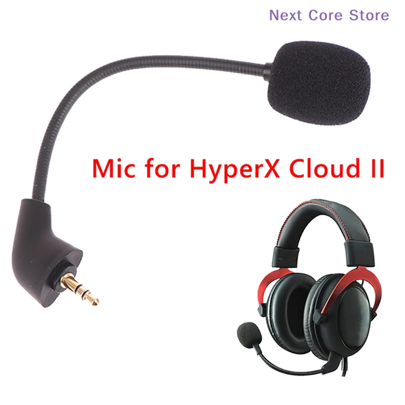 [NC]Replacement Game Mic 3.5mm Microphone For Kingston HyperX Cloud 2 II X Gaming Headset Accessories[NC]