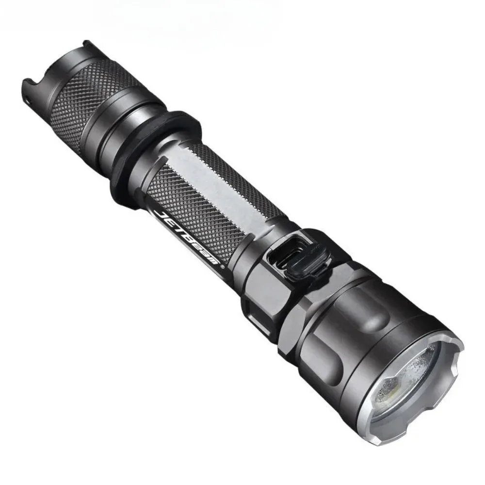 JETBeam 3MS Ultra Police Flashlight 21700 LUMINUS SST-70 2000LM High-Power Rechargeable Torch Light for Self-Defense Camping