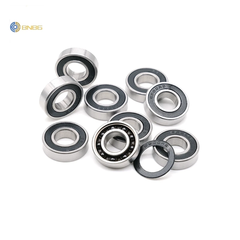 1Pcs 6900 2RS CB 6900  Hybrid Ceramic Bearing 10x22x6mm Bicycle Bottom Brackets & Spares 6900RS Si3N4 Ball Bearings