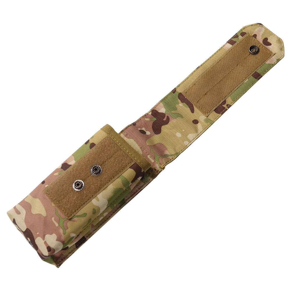 MOLLE-Tactical Single Magazine Pouch, Airsoft Clip Militar com Botão, Munição CP Bag para Glock M4 AK Rifle, Mag Holder, Saco de Caça