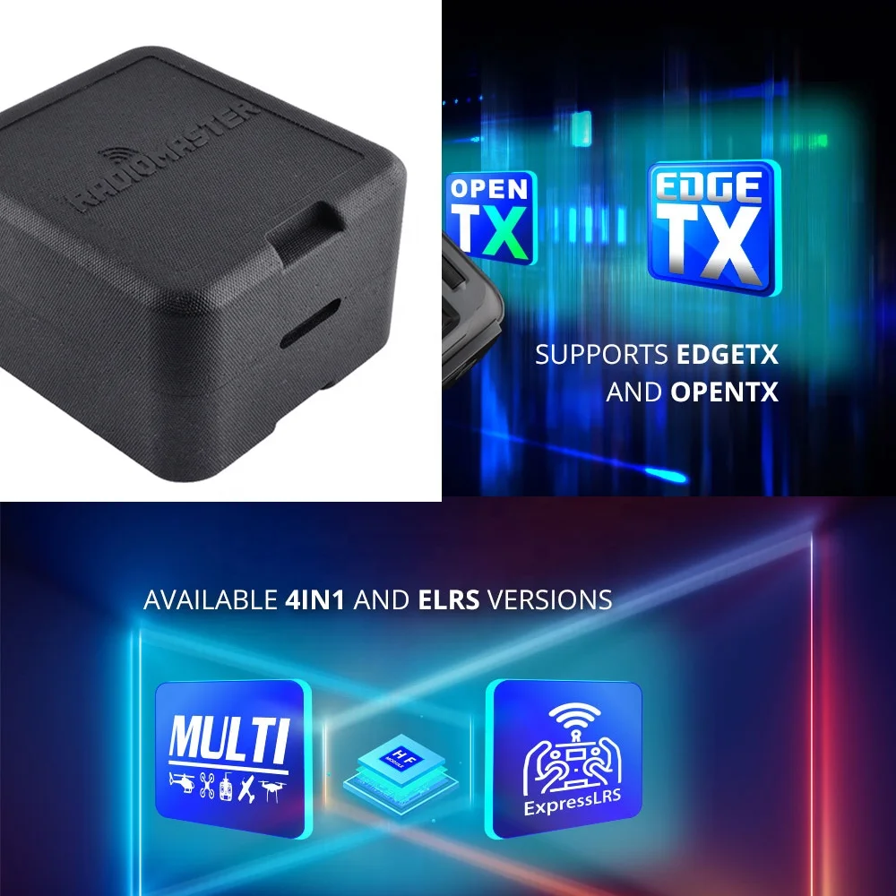 RadioMaster TX16S MKII V4.0 16CH 2.4G Hall Gimbals Transmitter Remote Control ELRS 4in1 Support EDGETX OPENTX for RC view 2