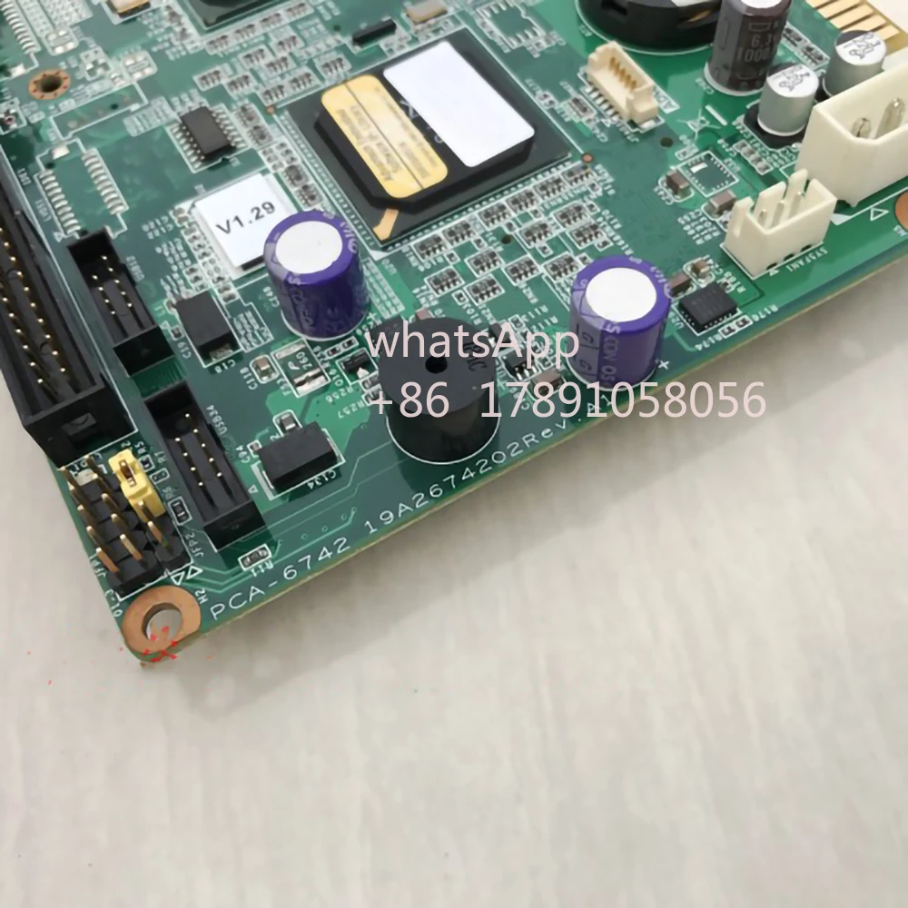 For Advantech Industrial Computer Motherboard Pca-6742 PCA-6742LV PCA-6742 REV A1