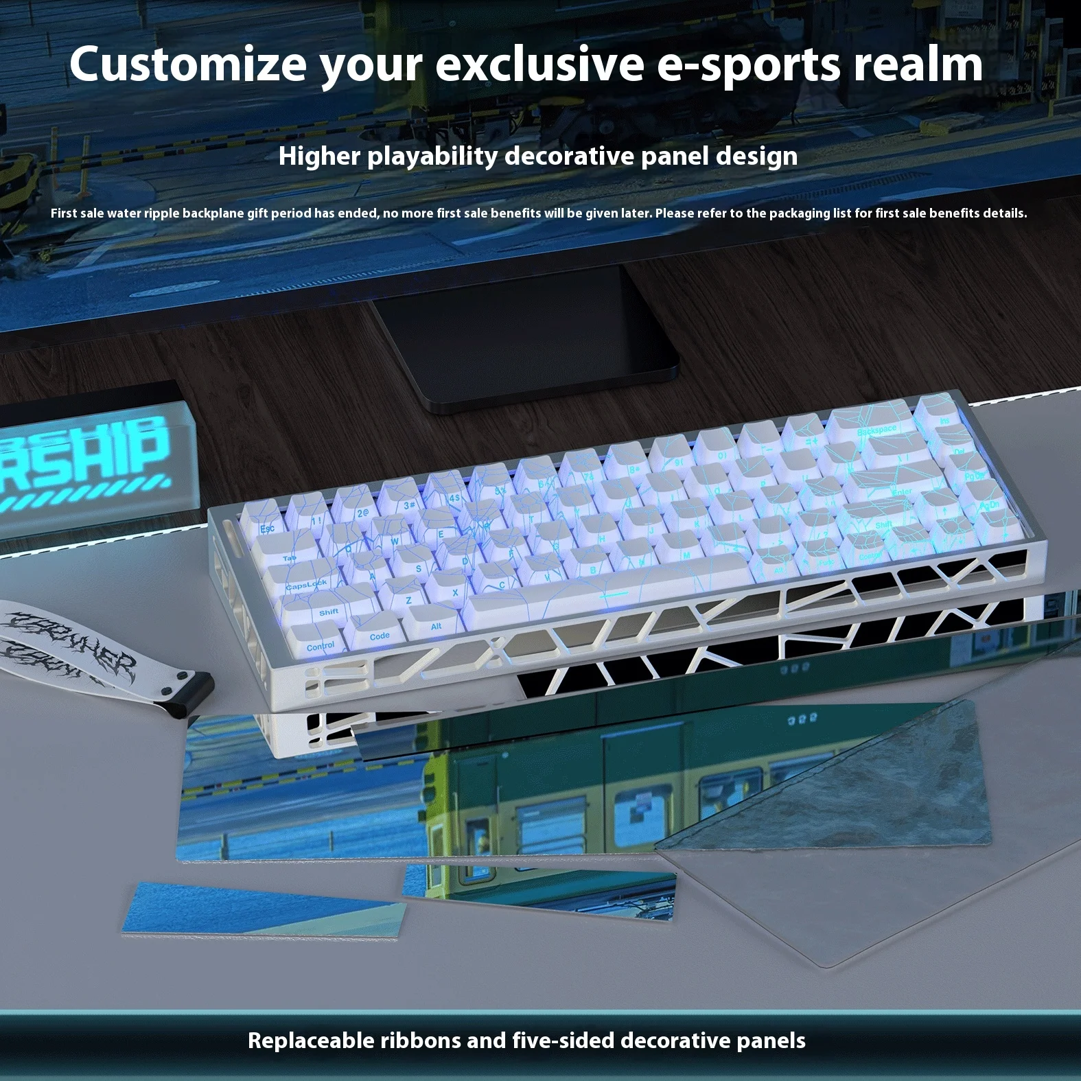 ZORNHER 68 Keyboard dengan Poros Magnetik Berongga, Keyboard SOCD, Keyboard FPS dengan Poros Magnetik Jade Pro, Keyboard Komputer Keyboa