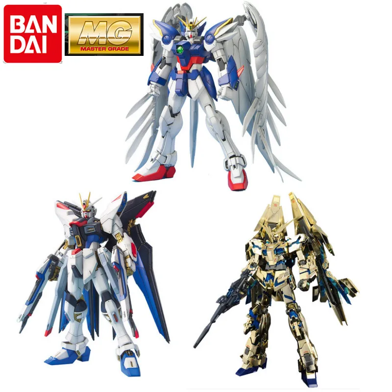 

Wandaigundam Assembly Model MG Blue and Red Heretic Wing Zero Unicorn Destiny Strike Freedom