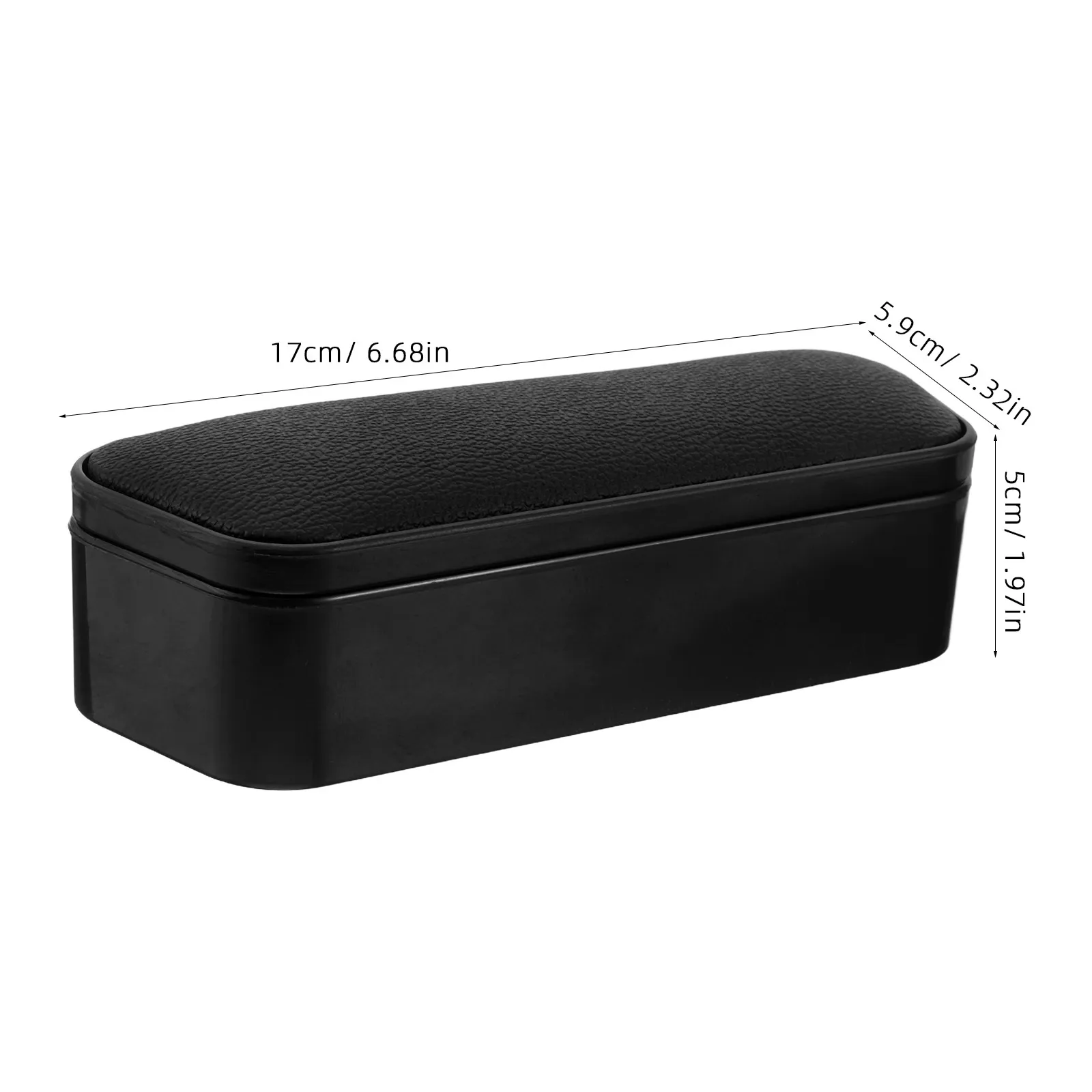 Black Car Armrest Cushion Soft Ergonomic Elbow Pad Automotive Door Armrest Pad for Vehicle Comfort Long Distance Driving