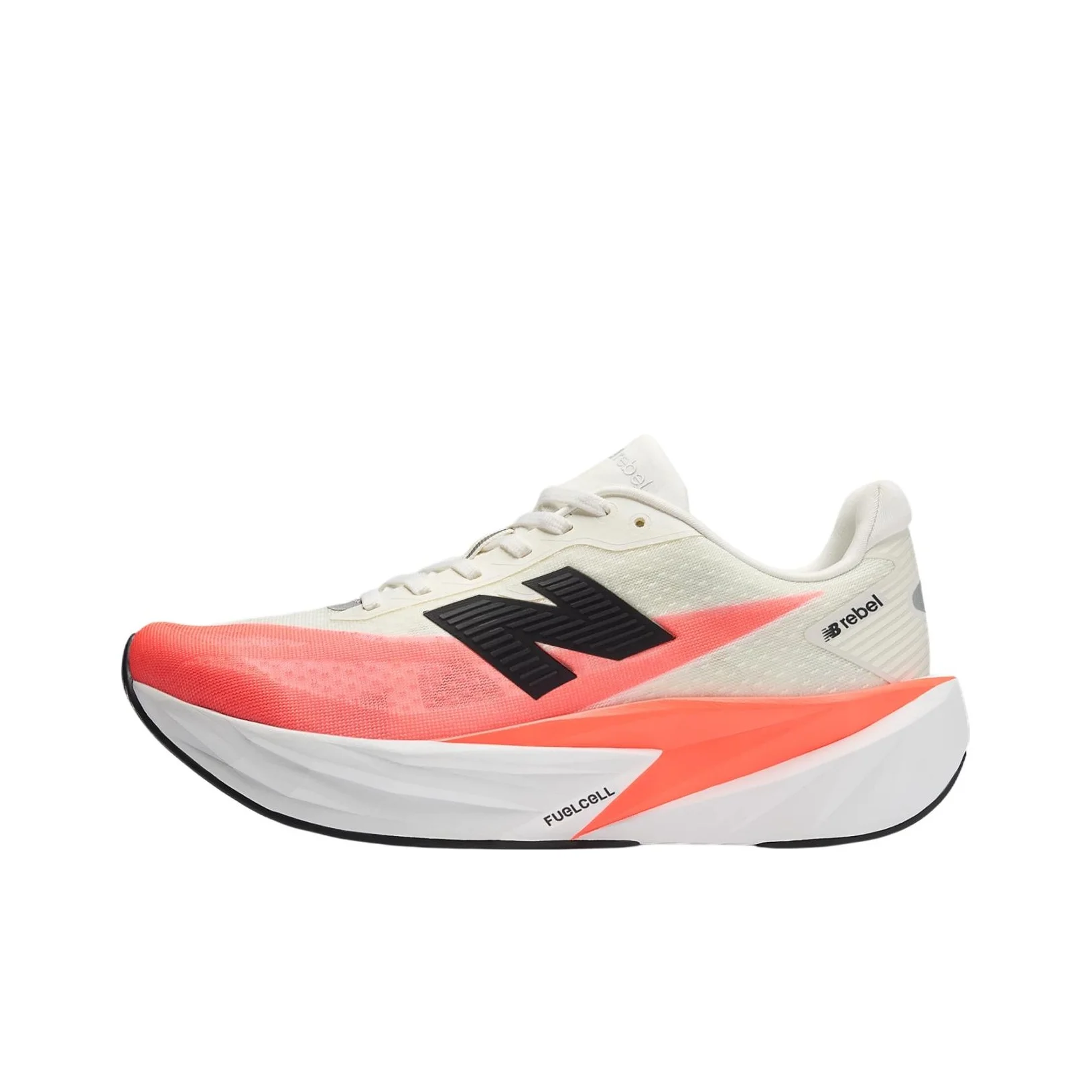 New Balance FuelCell Rebel V5 Breathable Low top Running Shoes Men's White Red MFCXLV5