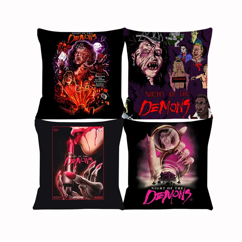 

Наволочка для диванной подушки Night of the Demon, наволочка для дивана, чехол для сиденья, автомобильная наволочка 45x45 см для украшения дома