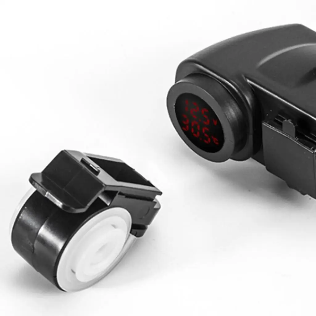 Power Supply Port Dual USB Charger Socket Plastic Voltmeter Indicator for Motorcycle ATV Scooter view 3