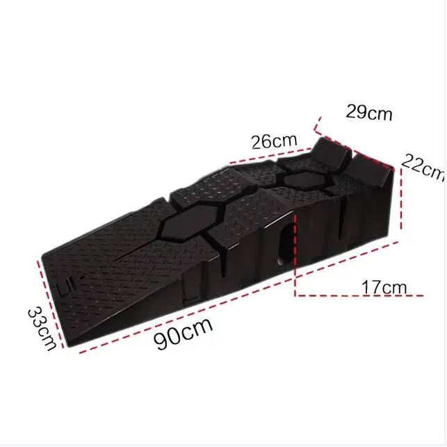 2PCS Auto Repair Maintenance Slope Road Oil Change Bracket Ramp Ladder Maintenance Plastic for Slope Road Repair Bracket Board